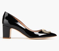 Clava verzierte Pumps aus Lackleder