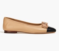 Marlina zweifarbige Ballerinas aus Leder