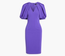 Gerafftes Minikleid aus Crêpe