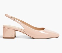 Terra Slingback-Pumps aus Lacklederimitat