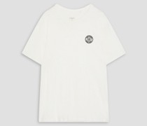 T-Shirt aus Baumwoll-Jersey mit Applikationen S