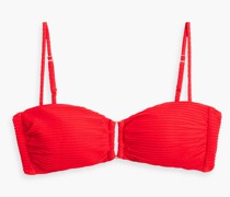 Dune geripptes Bandeau-Bikini-Oberteil