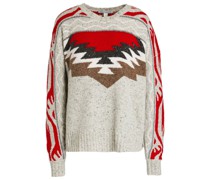 Donegal Strickpullover aus Kaschmir mit Intarsienmuster