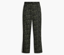 Weekend Pyjama-Hose aus Satin mit Leopardenprint