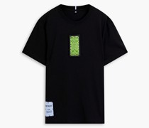 T-Shirt aus Baumwoll-Jersey mit Applikationen
