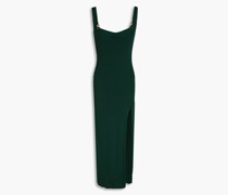 Faida Midikleid aus Rippstrick mit Kettenverzierung
