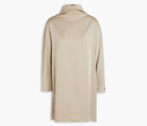 Bluse aus glänzendem Crêpe