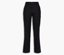 Hose mit geradem Bein aus einer Wollmischung