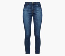 Halbhohe Cropped Skinny Jeans