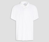 Poloshirt aus Jersey aus einer Baumwoll-Leinenmischung mit Flammgarneffekt 1