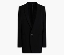 Blazer aus Twill aus einer Wollmischung
