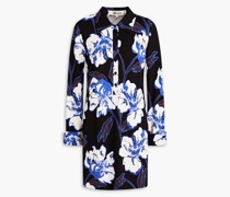 Alarica Hemdkleid inMinilänge aus Jersey mit floralem Print S