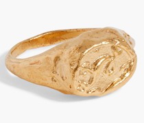 Capricorn goldfarbener Ring