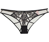 Demelza tief sitzendes Höschen aus Tüll, Satin und Spitze
