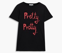 T-Shirt aus Biobaumwoll-Jersey mit Print
