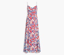 Markus Slip Dress aus Seiden-Georgette inMaxilänge mit floralem Print