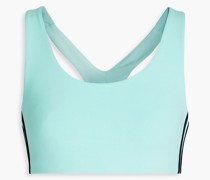 Ella gestreifter Sport-BH aus Stretch-Material
