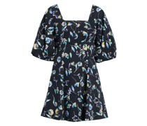 Lydia Minikleid aus Twill aus einer Baumwollmischung mit floralem Print