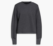 Sweatshirt aus Fleece aus einer Baumwollmischung S