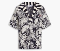Wilma Poloshirt aus Frottee aus einer Baumwollmischung mit Print