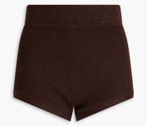 Selah Shorts aus einer gerippten Wollmischung L