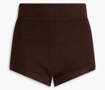 Selah Shorts aus einer gerippten Wollmischung
