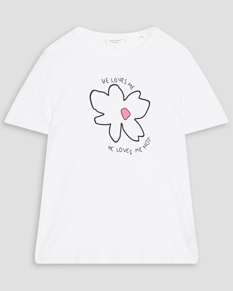 Chinti & Parker Damen T-Shirt aus Baumwoll-Jersey mit Streifen