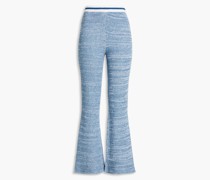 Track Pants aus Jacquard-Strick mit Logostickerei