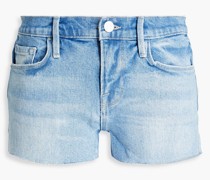 Jeansshorts mit Fransen