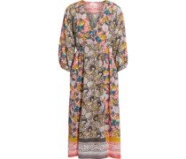 Voletta Kleid aus Baumwoll-Voile mit floralem Print