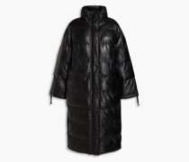 Poppy Mantel aus gestepptem Leder