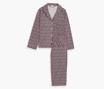 Berto Pyjama aus Baumwopopeine mit foraem Print