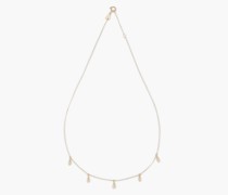 Kette aus 14 KT. Gold mit Diamanten