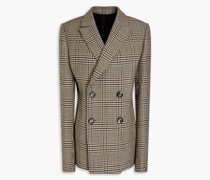 Ila doppelreihiger Blazer aus Wolle mit Hahnentrittmuster