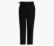 Georges Karottenhose aus Baumwoll-Twill mit Gürtel