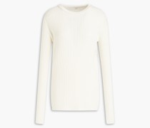 Gerippter Pullover aus Kaschmir