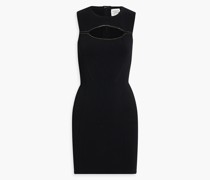 Minikleid aus Bandage mit Cut-outs und Verzierungen S