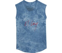 Bedrucktes Tanktop aus Baumwoll-Jersey 0
