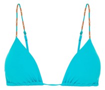 Triangel-Bikini-Oberteil mit Verzierung