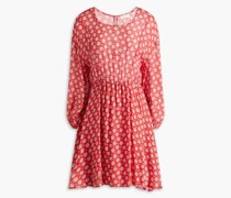 Aboodi Minikleid aus Crêpe mit Print S