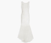 Iris verziertes Brautkleid aus Tüll