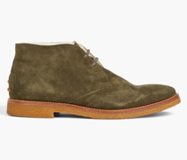 Chukka-Stiefel aus Veloursleder