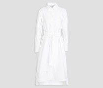 Hemdkleid aus Baumwoll-Oxford inMidilänge mit Gürtel