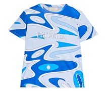 T-Shirt aus Stretch-Jersey mit Print
