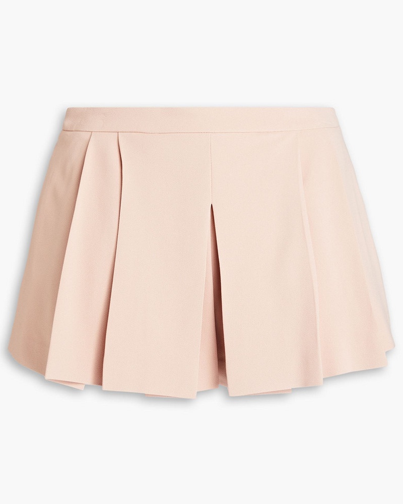 RED Valentino Damen REDValentinoShorts aus Stretch-Crêpe mit Falten