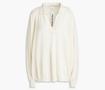 Pullover aus einer Kaschmir-Seidenmischung mit Polokragen