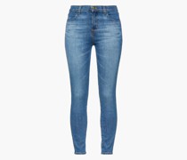 Halbhohe Cropped Skinny Jeans
