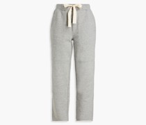 Marais Cropped Track Pants aus Baumwollfleece