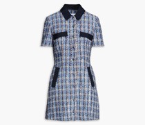 Minikleid aus Tweed mit Fil Coupé