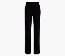 Hose mit geradem Bein aus Rippstrick S